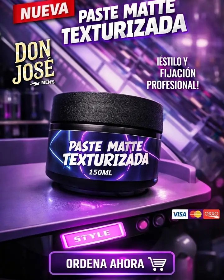 Paste Matte Texturizada